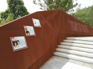 静宁耐候钢挡土墙